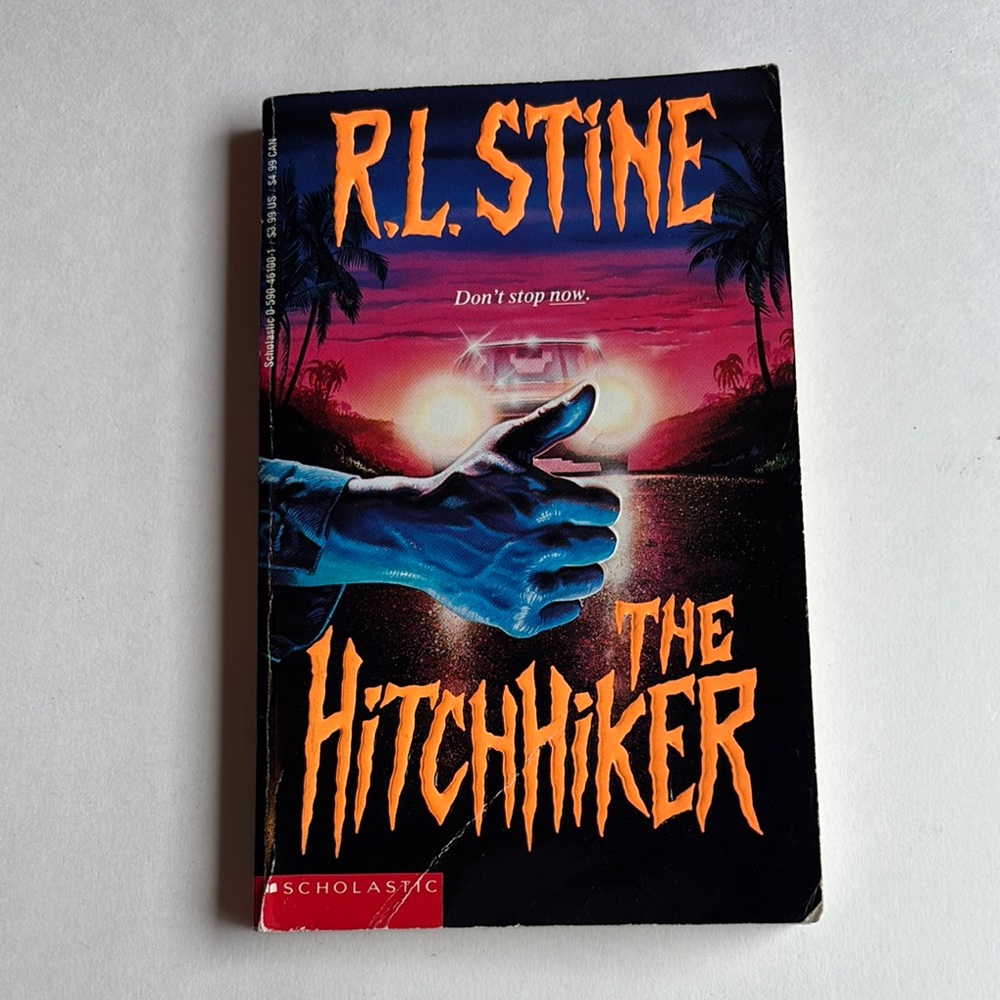 Vintage R.L. Stine The Hitchhiker Paperback Book